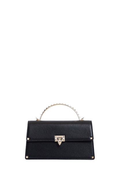 VALENTINO WOMAN BLACK TOP HANDLE BAGS