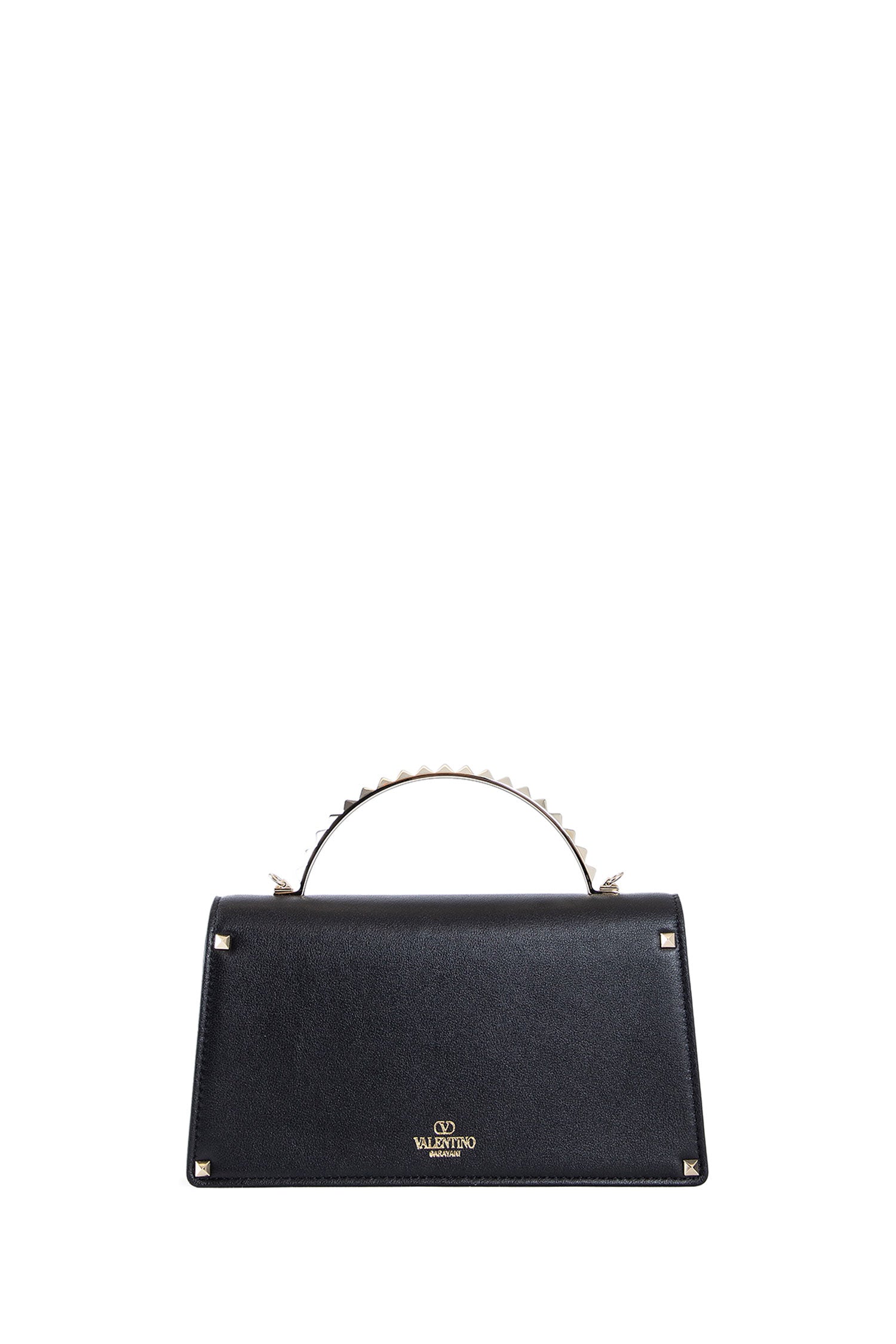 VALENTINO WOMAN BLACK TOP HANDLE BAGS