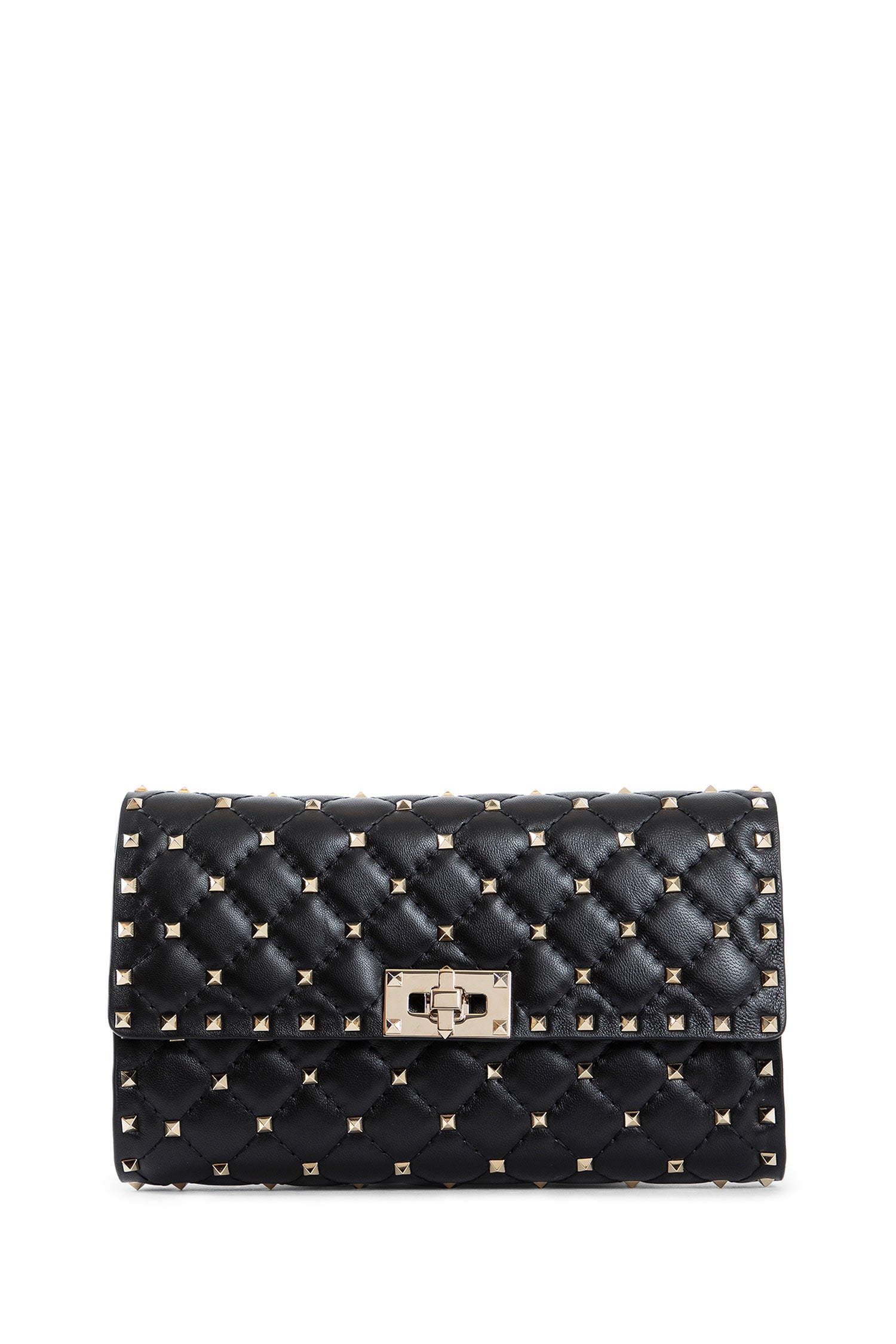 VALENTINO WOMAN BLACK CLUTCHES & POUCHES