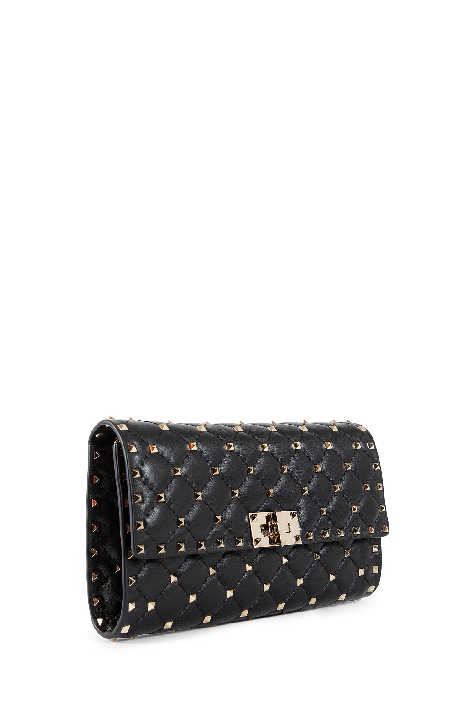 VALENTINO WOMAN BLACK CLUTCHES & POUCHES