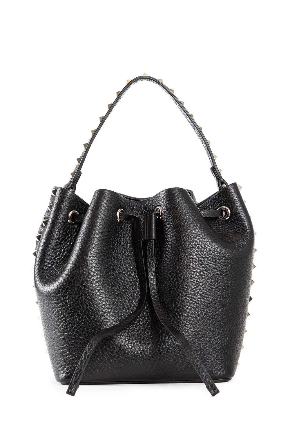 VALENTINO WOMAN BLACK TOP HANDLE BAGS