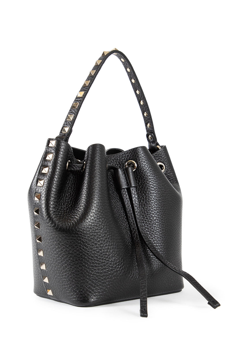 VALENTINO WOMAN BLACK TOP HANDLE BAGS