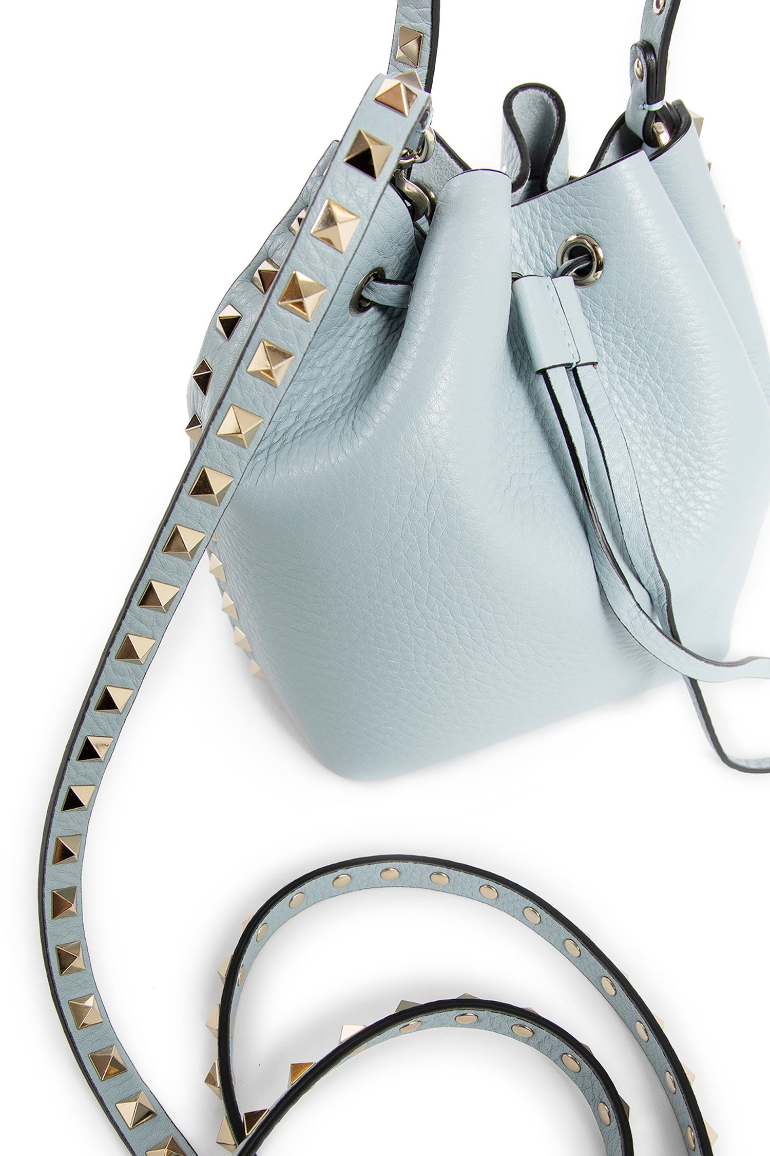VALENTINO WOMAN BLUE TOP HANDLE BAGS
