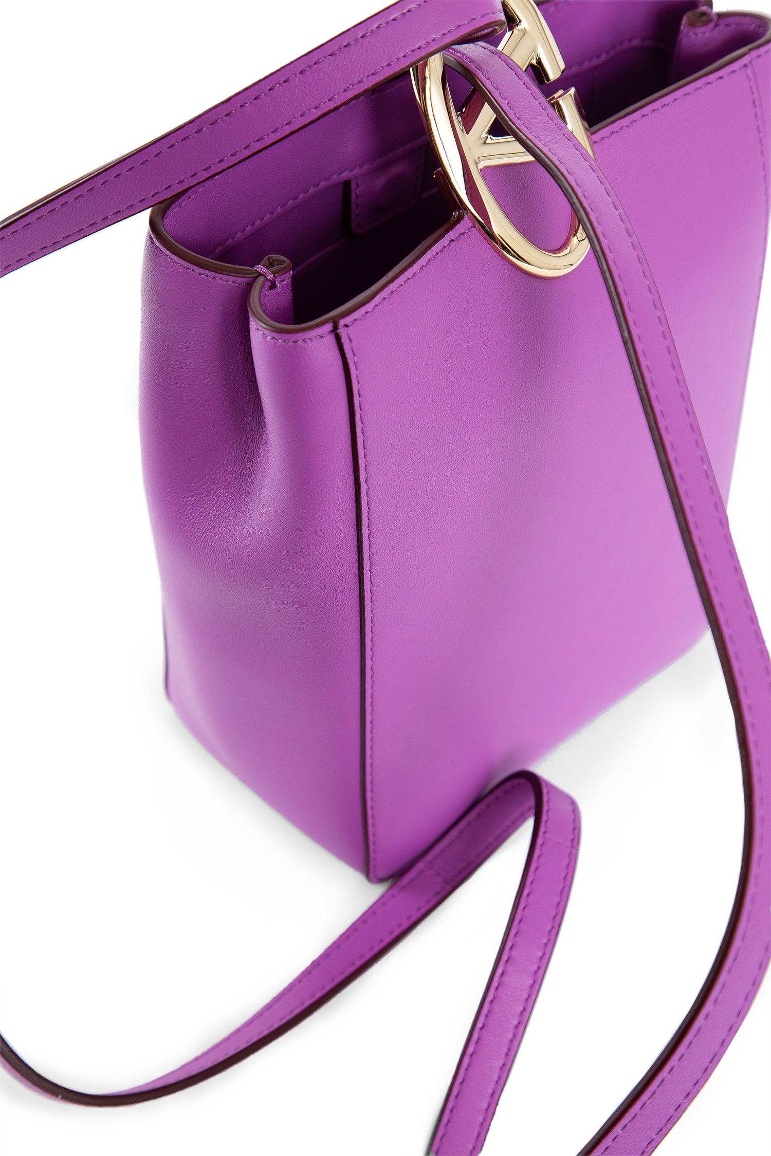 VALENTINO WOMAN PURPLE SHOULDER BAGS