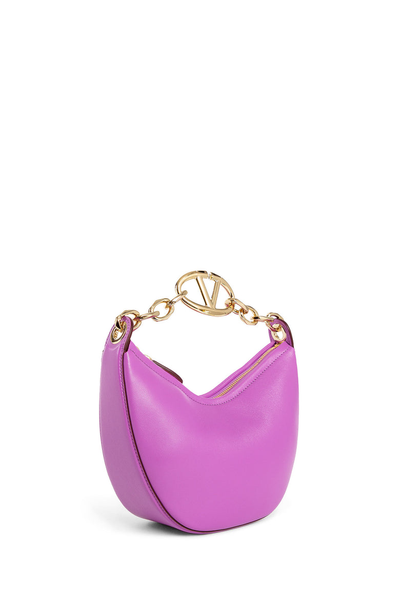 VALENTINO WOMAN PURPLE TOP HANDLE BAGS