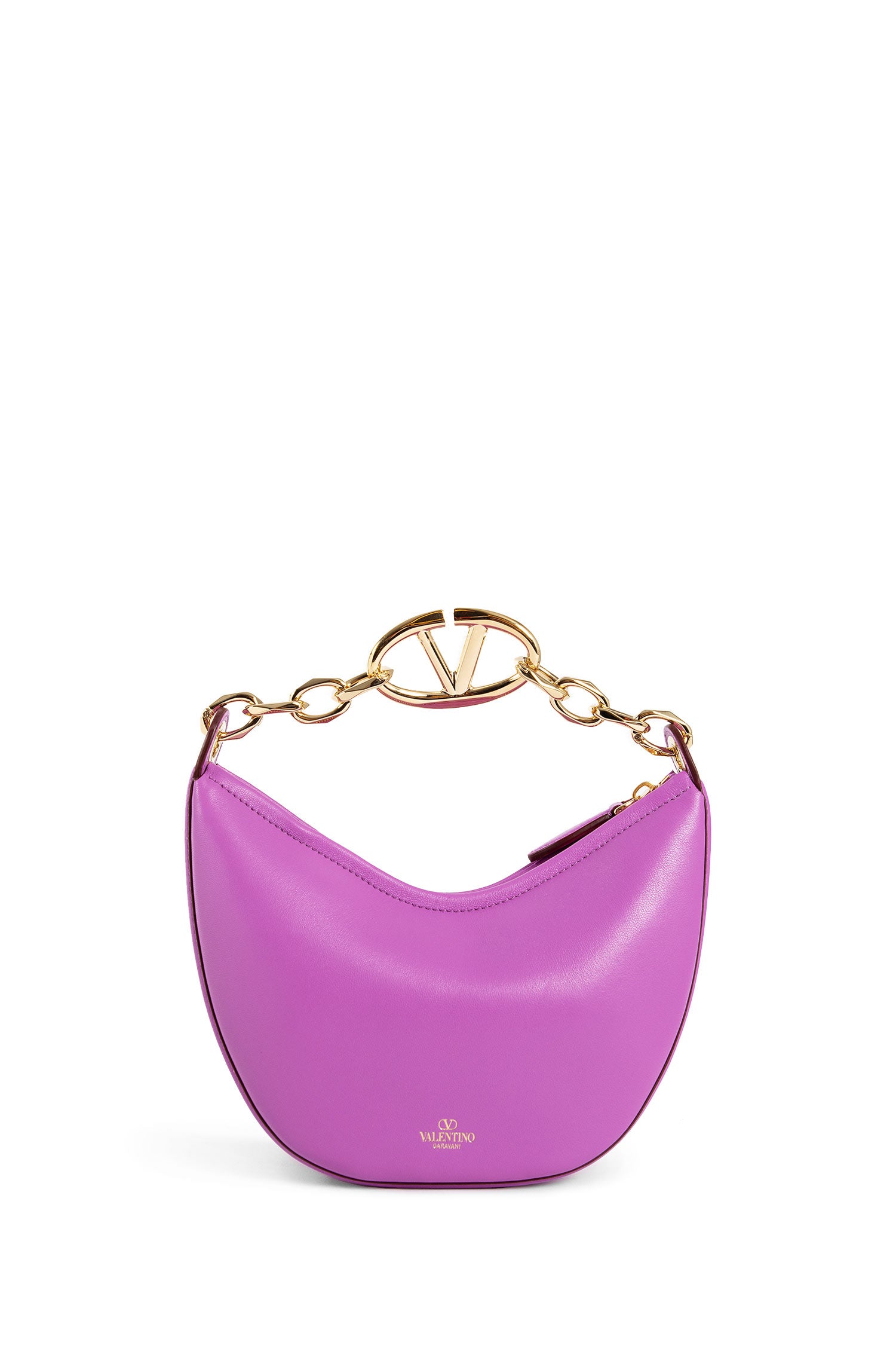 VALENTINO WOMAN PURPLE TOP HANDLE BAGS