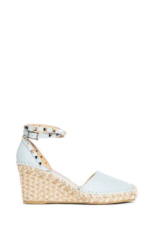 VALENTINO WOMAN BLUE SANDALS & SLIDES