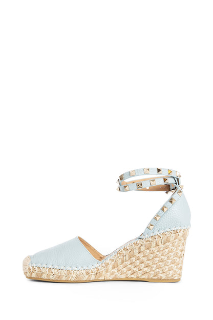 VALENTINO WOMAN BLUE SANDALS & SLIDES