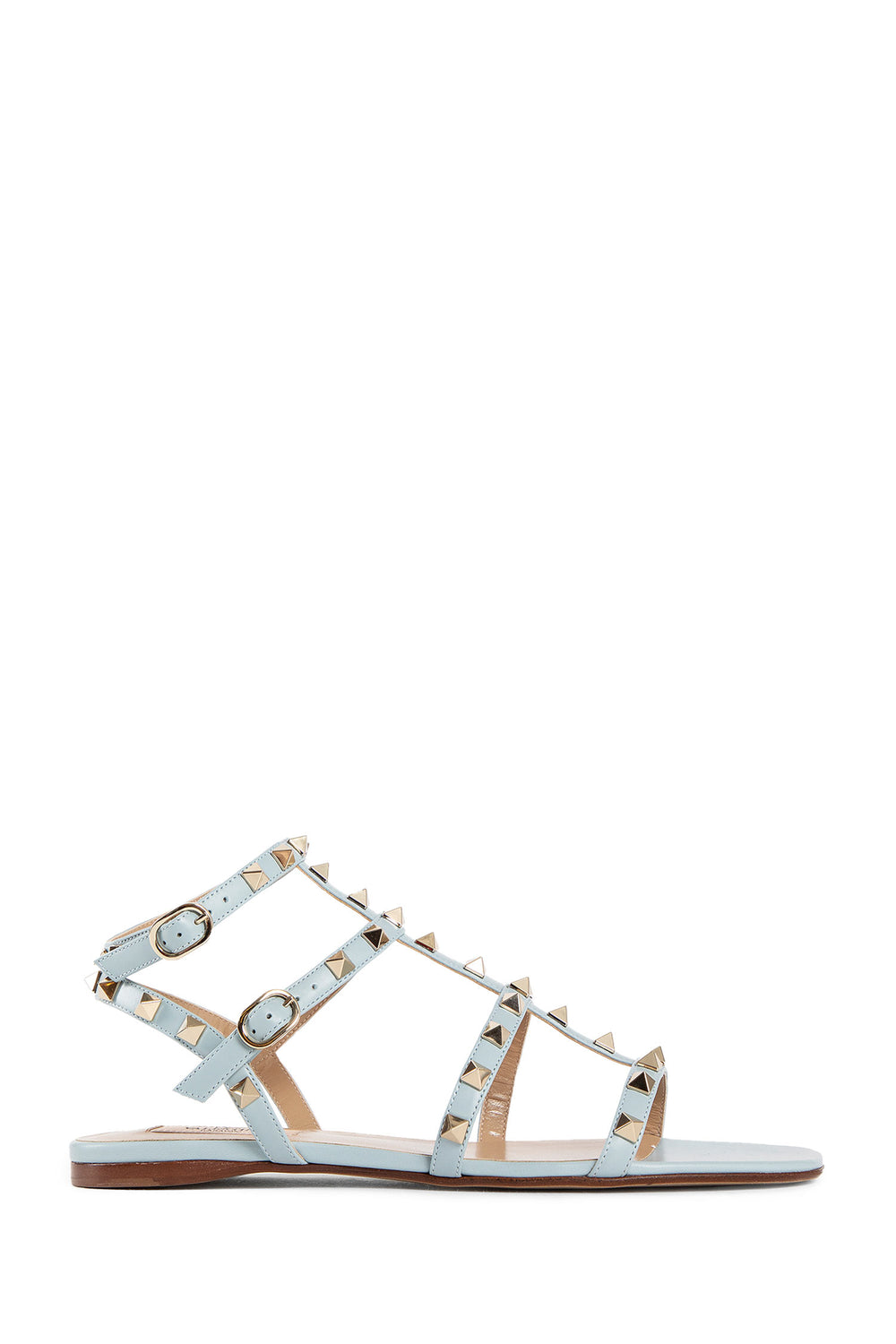 VALENTINO WOMAN BLUE SANDALS & SLIDES