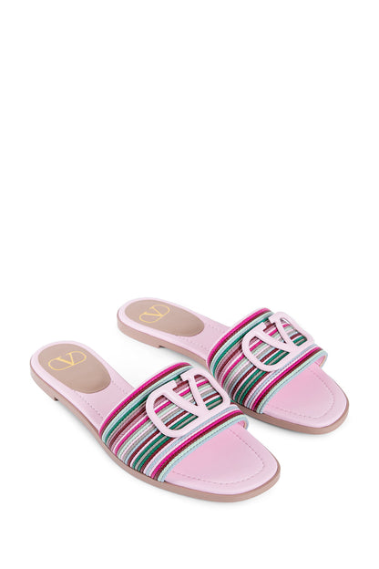 VALENTINO WOMAN PINK SANDALS & SLIDES