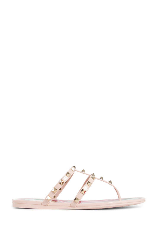 VALENTINO WOMAN PINK SANDALS & SLIDES