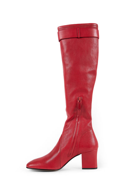 Nappa Leather Boots with Buckle