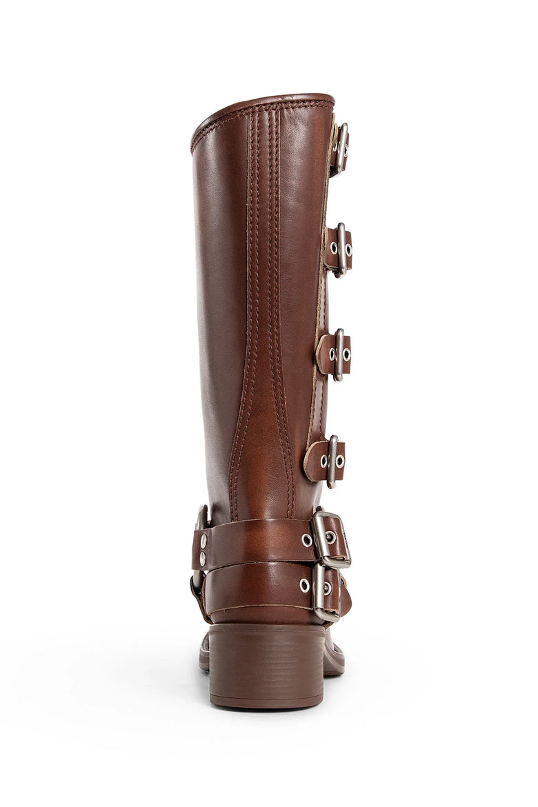 
              MIU MIU Sierra Leather Boots woman
            