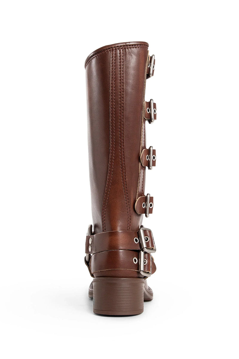 MIU MIU Sierra Leather Boots woman