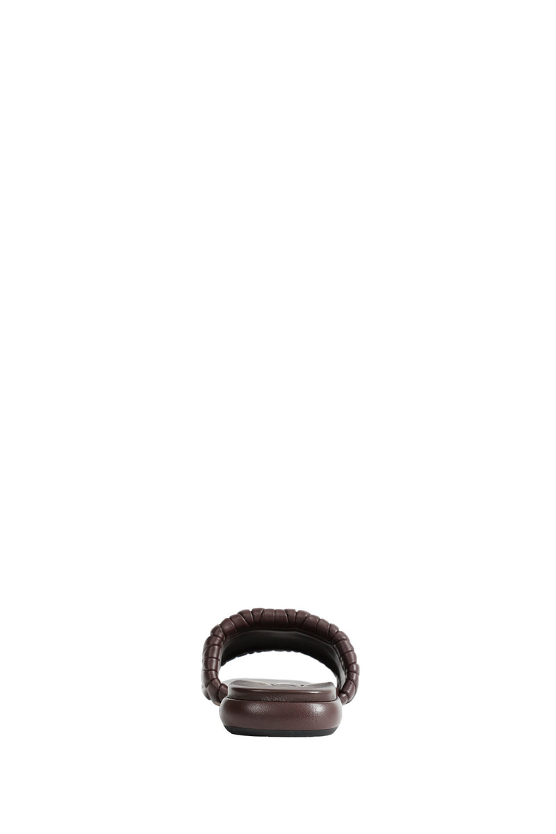 MIU MIU Matelassé Nappa Leather Slides woman