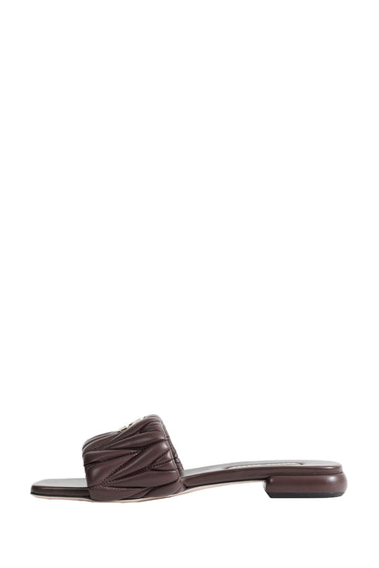 Matelassé Nappa Leather Slides