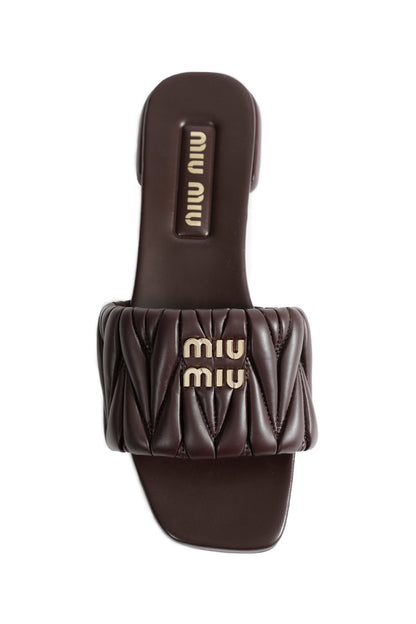 Matelassé Nappa Leather Slides
