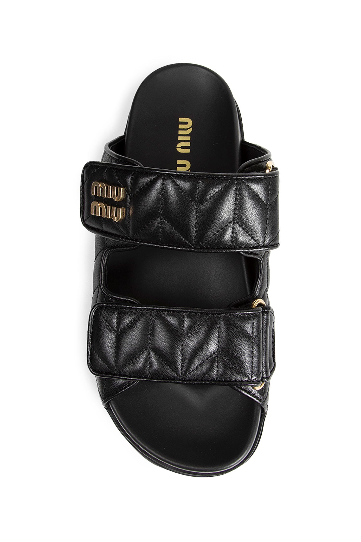 Matelassé Nappa Leather Slides