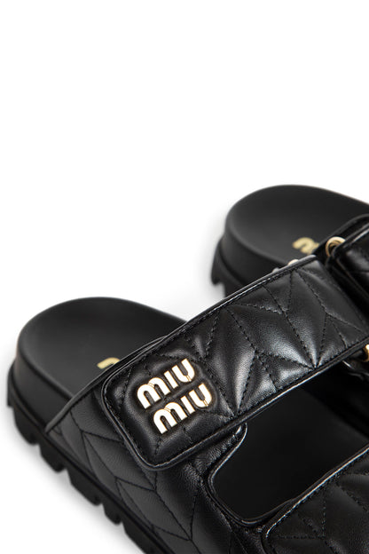 Matelassé Nappa Leather Slides