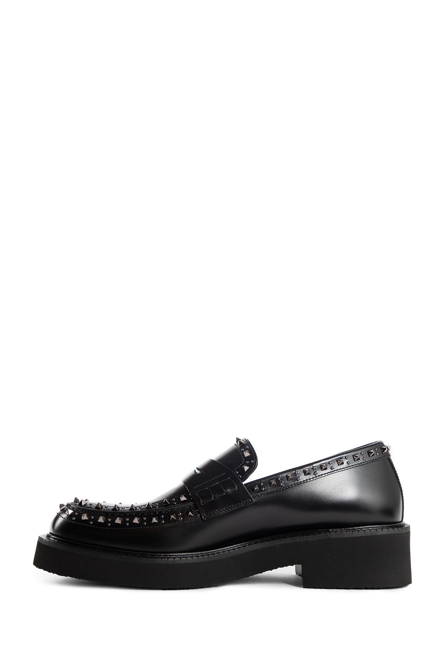 VALENTINO MAN BLACK LOAFERS & FLATS