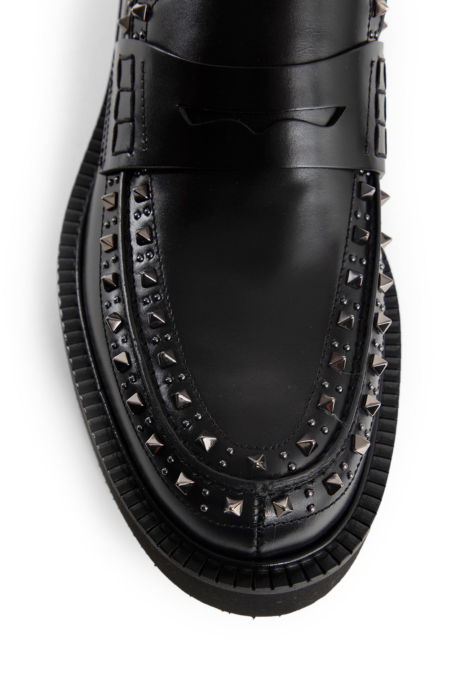 VALENTINO MAN BLACK LOAFERS & FLATS