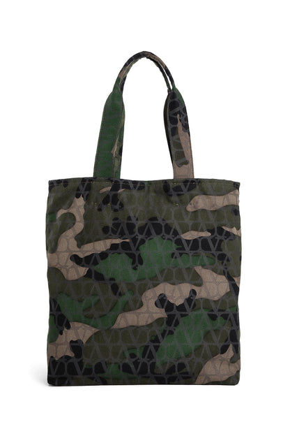 VALENTINO MAN GREEN TOTE BAGS