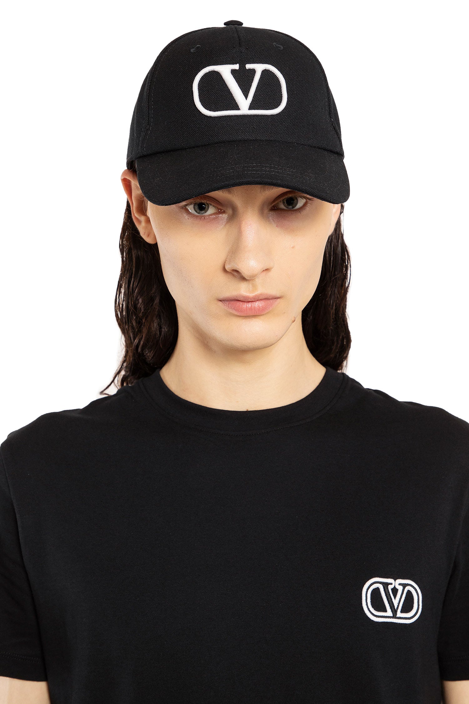 VALENTINO MAN BLACK HATS