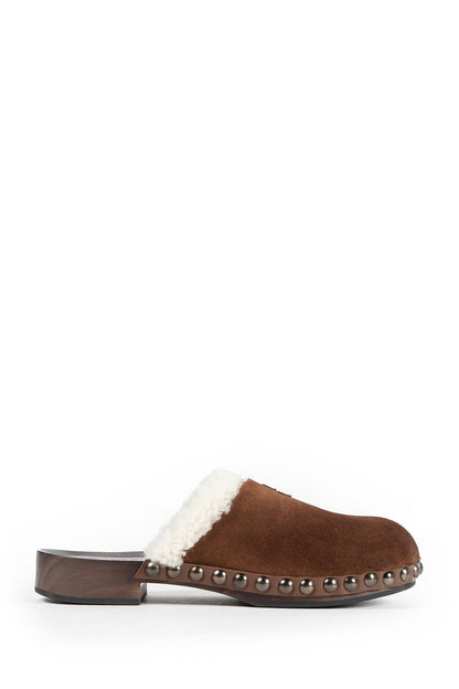 Suede Clogs