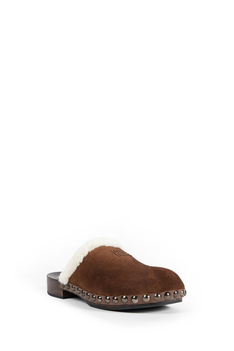 Suede Clogs