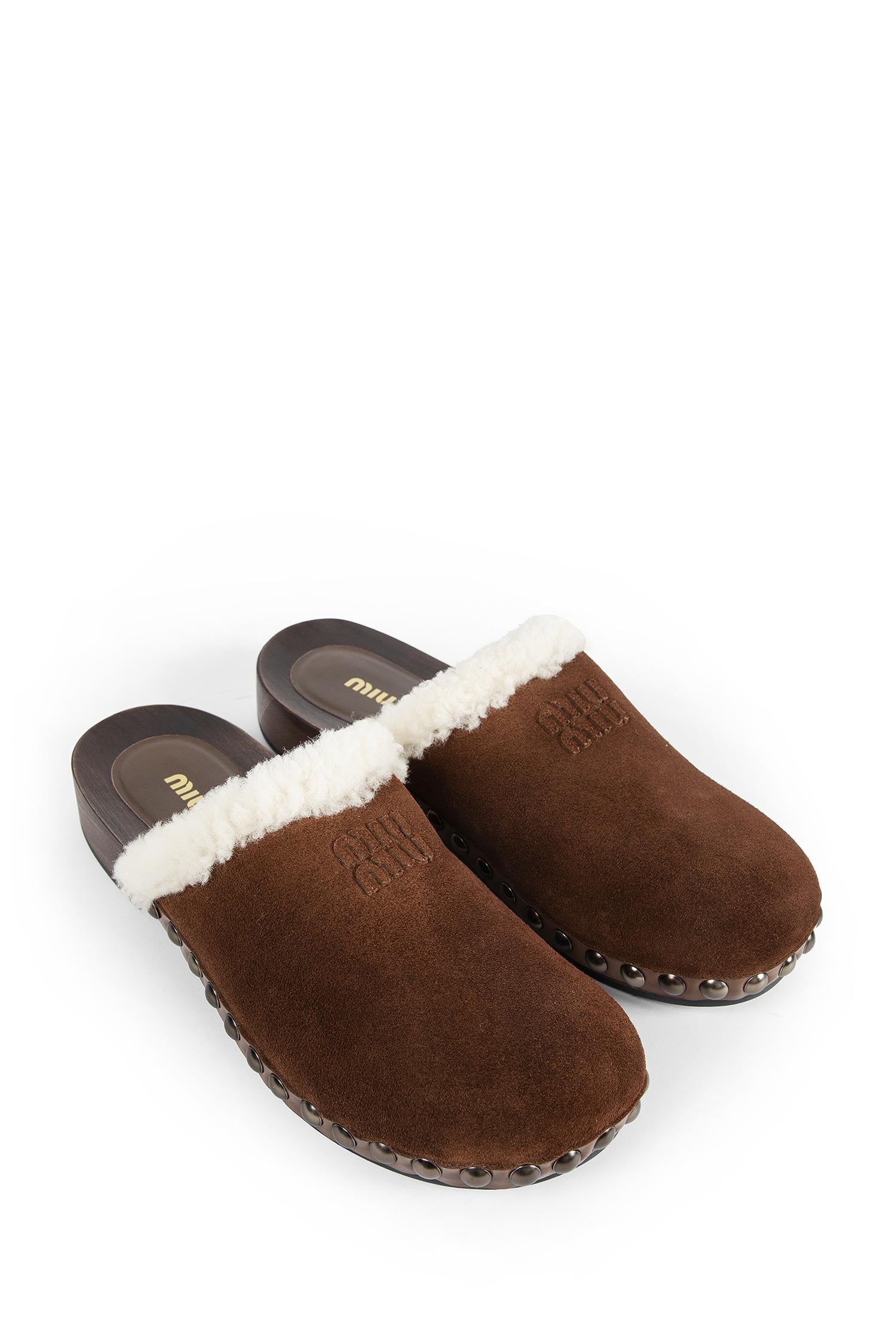 Suede Clogs