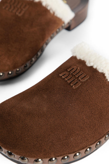 Suede Clogs