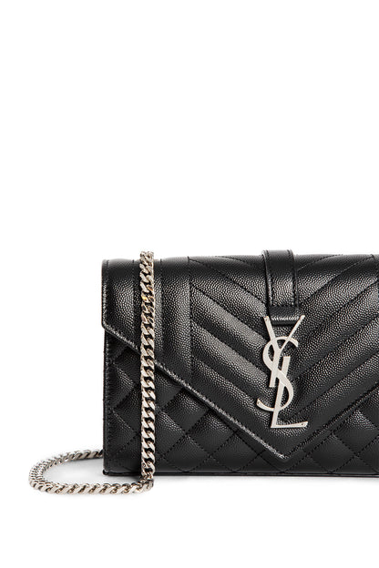 SAINT LAURENT WOMAN BLACK SHOULDER BAGS