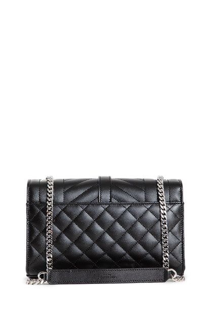 SAINT LAURENT WOMAN BLACK SHOULDER BAGS