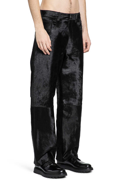Wide Twist Cowhide Pants