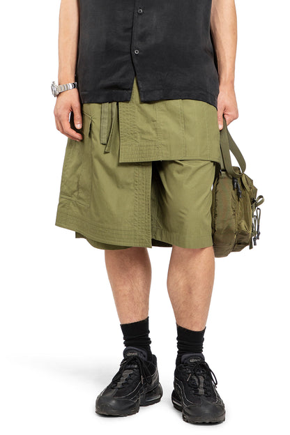 MAHARISHI MAN GREEN SHORTS & SKIRTS