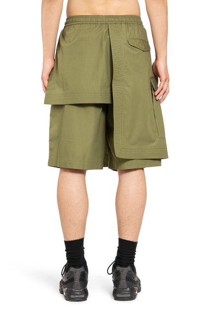 MAHARISHI MAN GREEN SHORTS & SKIRTS