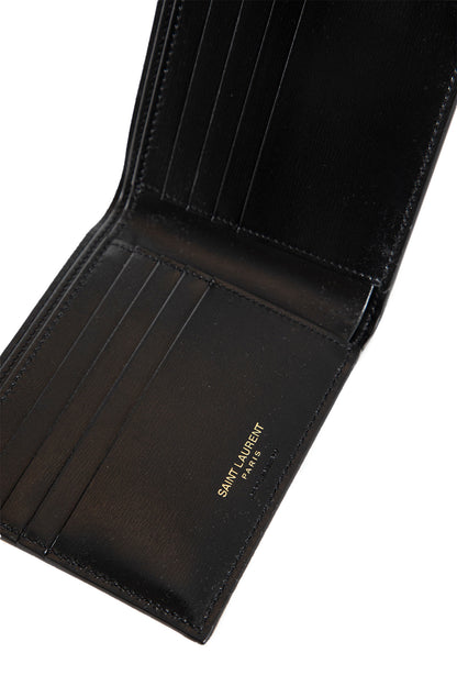 SAINT LAURENT MAN BLACK WALLETS & CARDHOLDERS