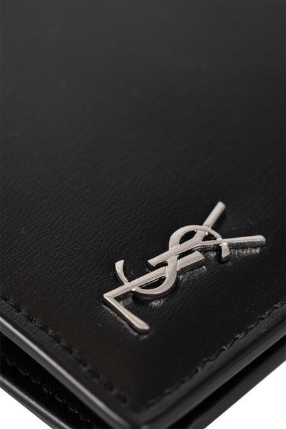 SAINT LAURENT UNISEX BLACK WALLETS & CARDHOLDERS