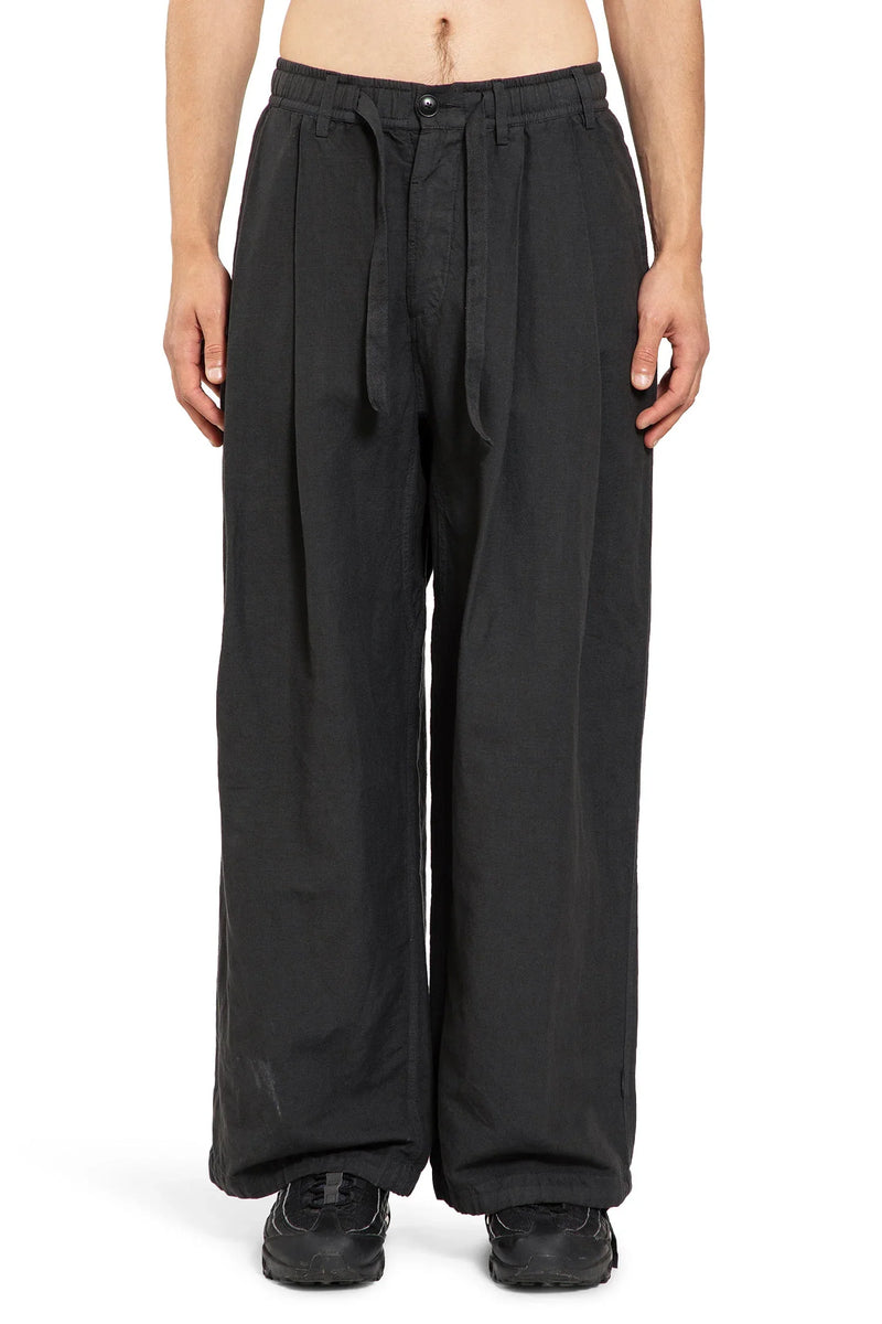 Hemp Pleated Track Pants - Antonioli.eu