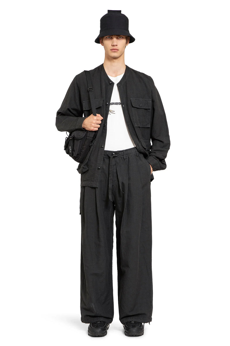 Hemp Pleated Track Pants - Antonioli.eu