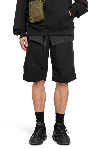 MAHARISHI MAN BLACK SHORTS & SKIRTS