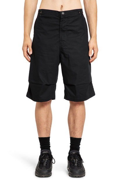 MAHARISHI MAN BLACK SHORTS & SKIRTS