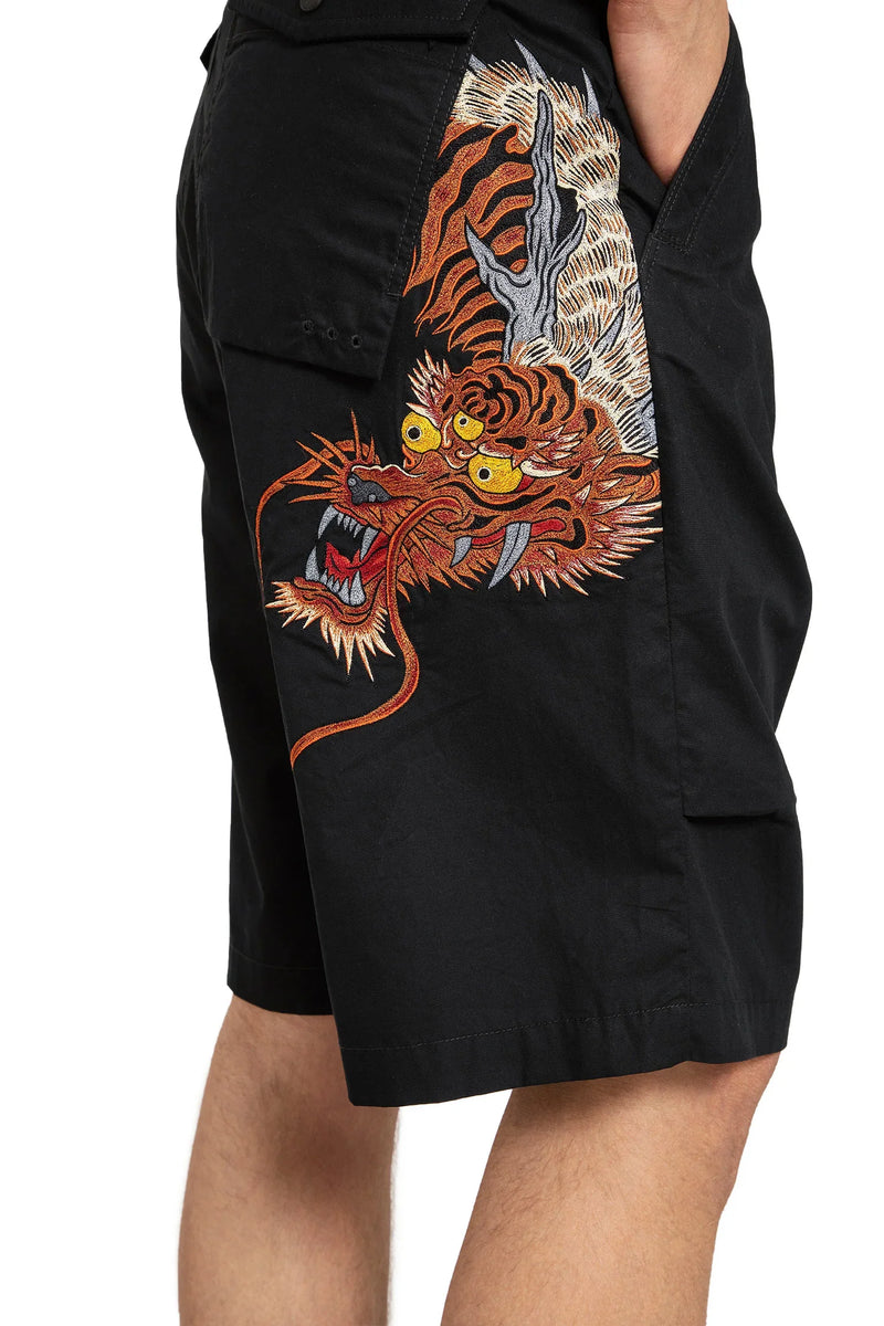 Tiger Dragon Loose Snoshorts - Antonioli.eu