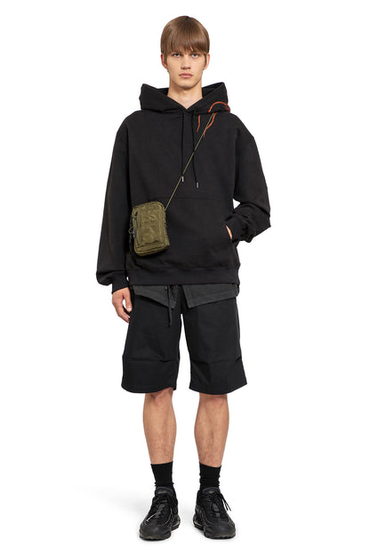 MAHARISHI MAN BLACK SHORTS & SKIRTS