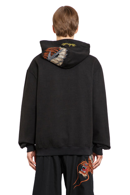 MAHARISHI MAN BLACK SWEATSHIRTS