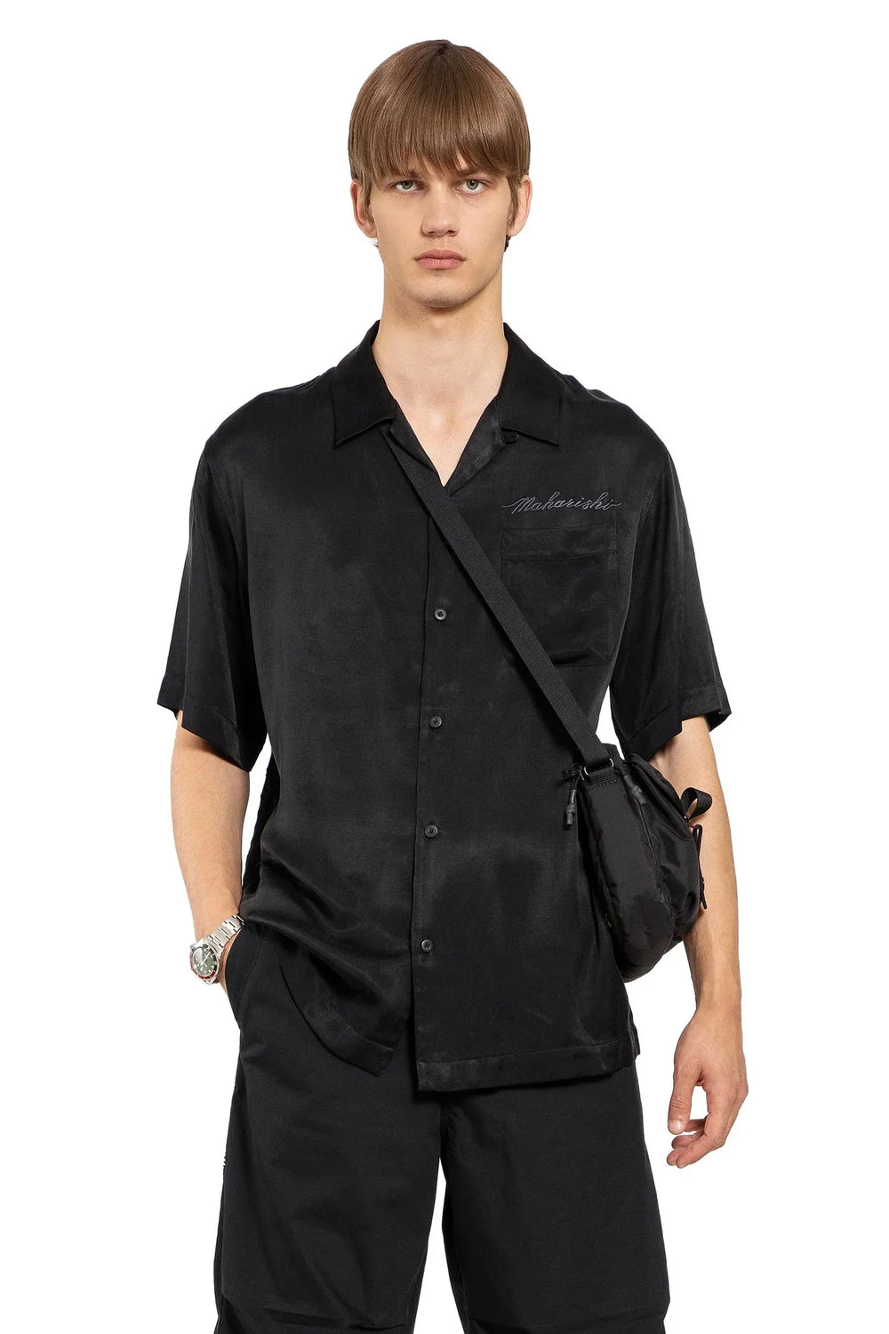 Tiger Dragon Camp Collar Shirt - Antonioli.eu