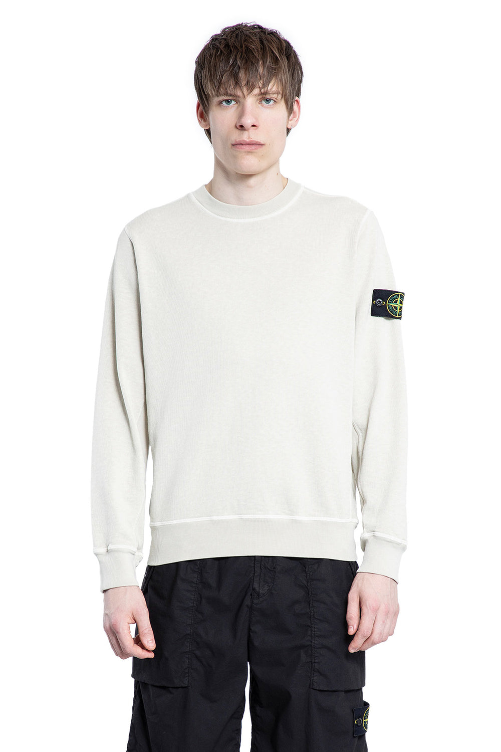 STONE ISLAND MAN BEIGE SWEATSHIRTS