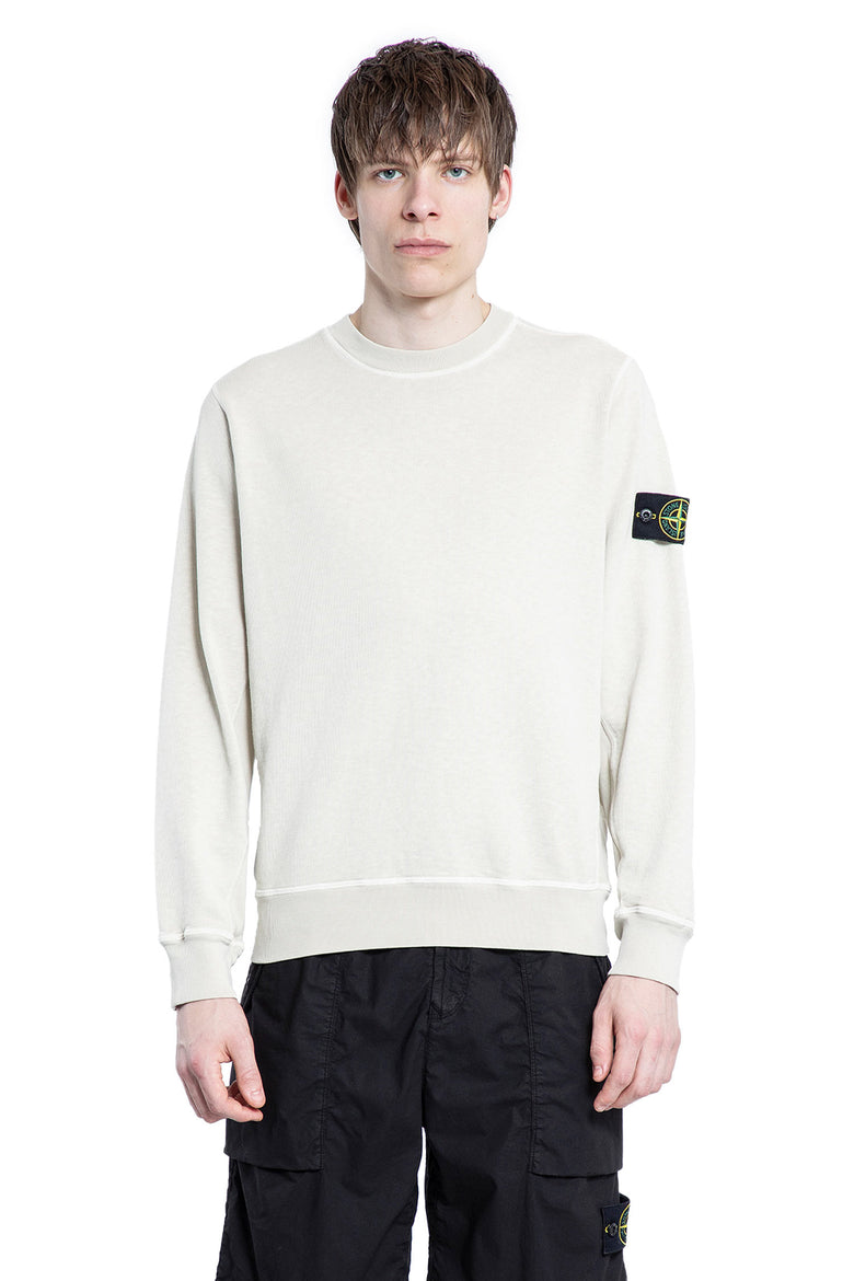 STONE ISLAND MAN BEIGE SWEATSHIRTS