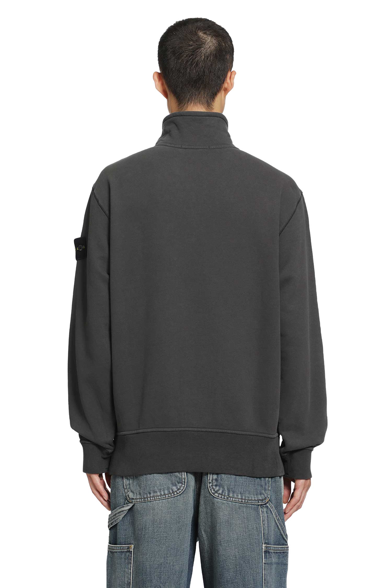 STONE ISLAND 6100021 Half-Zip Sweatshirt man