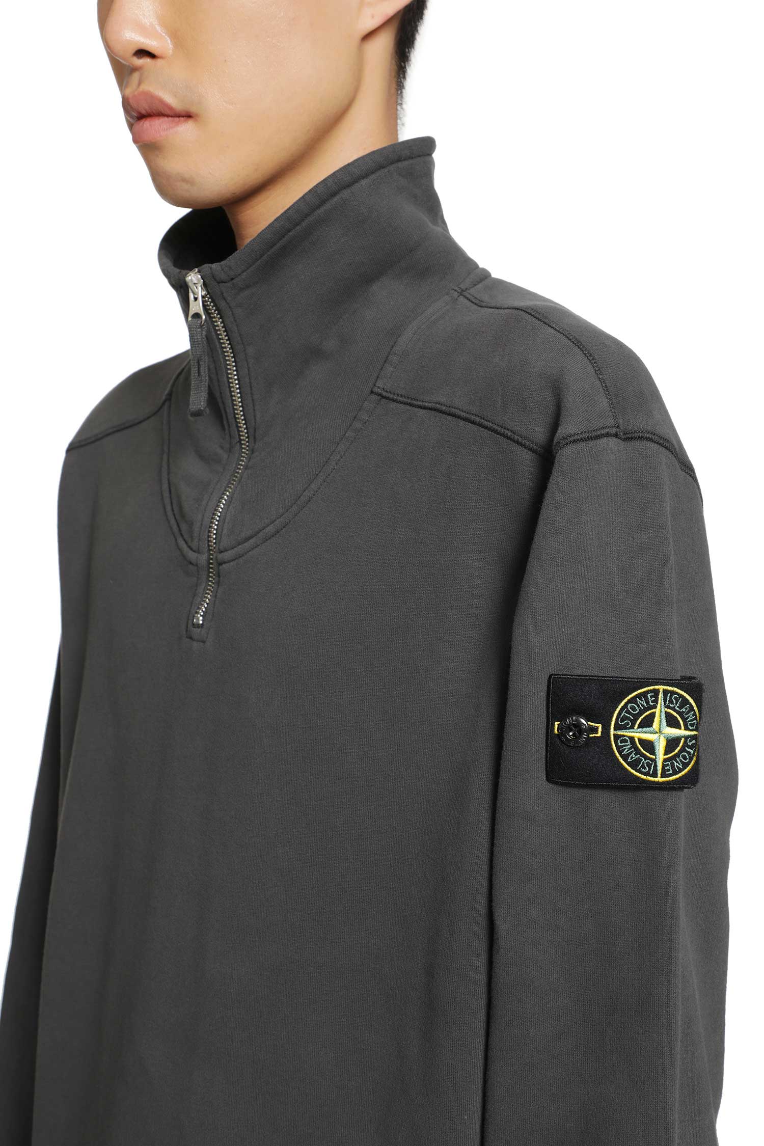STONE ISLAND 6100021 Half-Zip Sweatshirt man